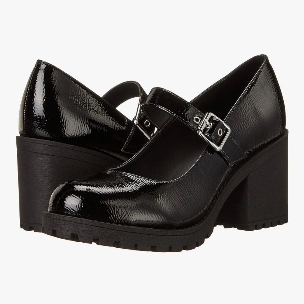Black Mary Jane Women's Shoes - Picture 4 of 8
